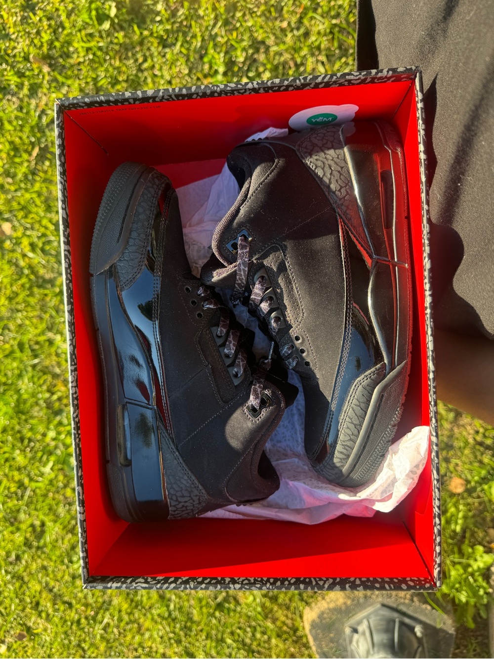 Men's Jordan black cats 3 Performance Sneakers